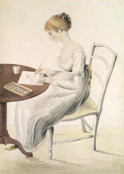 Fanny Austen-Knight (1793-1882) by Cassandra Austen